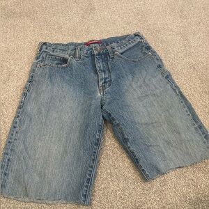 union bay medium wash jorts